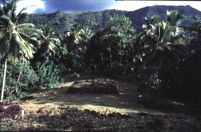 Marquesan temple