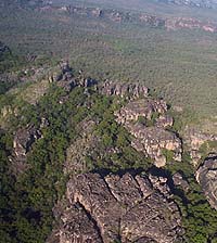 View from the flight into Kakadu